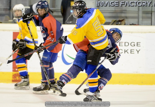 2014-10-18 Hockey Milano Rossoblu U14-Torino Bulls (2-5)